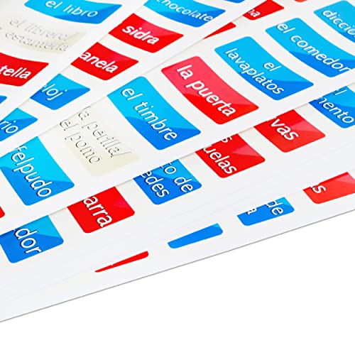 400 Learning Spanish Stickers With Lookup Tables #TOP2