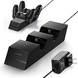 UGREEN Charger for PS4 Controller PS4 Charging Station, 2.5 Hours Full Charge for 2 Controllers, DualShock 4 Charger Dock for PlayStation PS4 Slim, PS4 Pro Controller (5FT Cable with AC adapter)