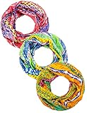 GESCHENKIDEE: DREI ZUM PREISE VON ZWEI! Durch die Auswahl verschiedener Farben fällt es nicht schwer den passenden Schal zu finden für Ihr cooles Outfit. Das 3er Set macht des möglich mit einer lieben Freundin/ Mutter/ Schwester zu teilen. Der SUNSA Schal kann auch eine tolle GESCHENKIDEE für Damen oder Mädchen sein natürlich für sich selbst oder als Muttertags 🎁 Geschenk🎁 . Fröhliche Farben passen für jeden Anlass und jedes Alter.