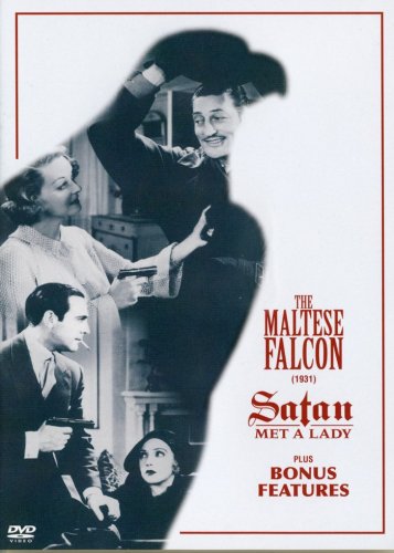 The Maltese Falcon 1931 Satan Met a Lady 1936 - Authentic Region 1 DVD from Warner Brothers starring Bette Davis Warren William Bebe Daniels