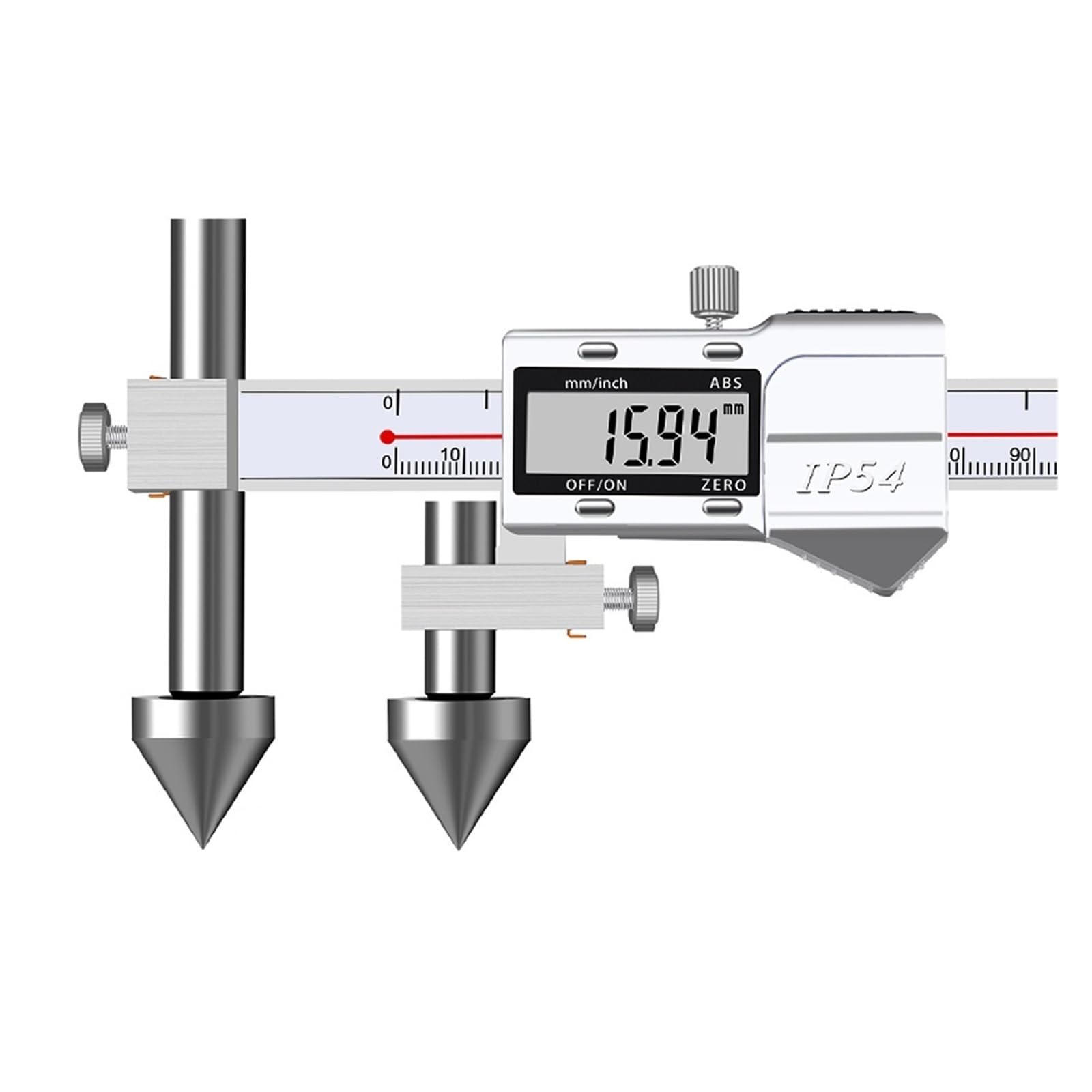 SWENEEN Center Distance Digital Caliper Specifications 150Mm 200Mm 300Mm Edge Center Distance Center Hole Measurement Electronic Caliper,20-150mm (0.03mm)