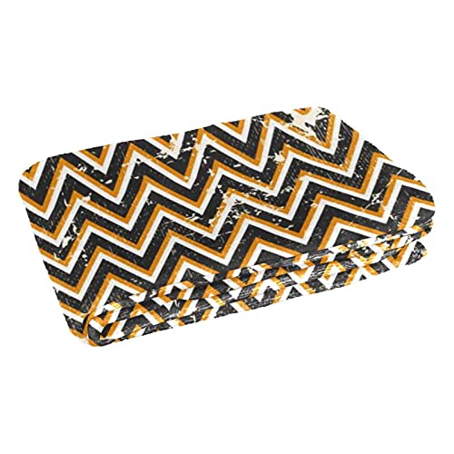 Couverture douce grunge chevron zigzag plaid lit canapé 150x100 cm