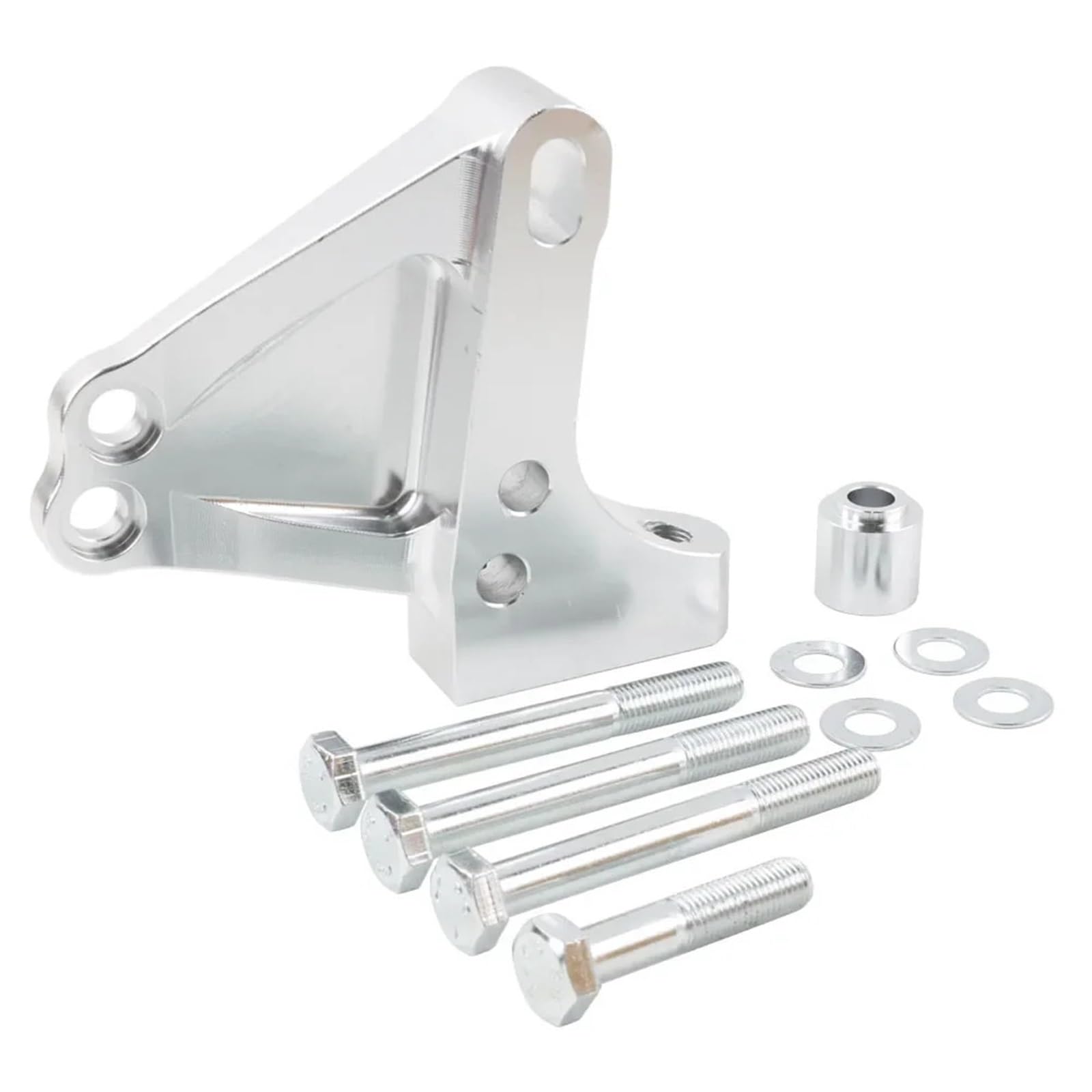 Mocowania silnika samochodowego Zestaw uchwytów mocujących blok silnika pasuje do Honda K-Series K20A K24A K20Z K24Z(Silver)
