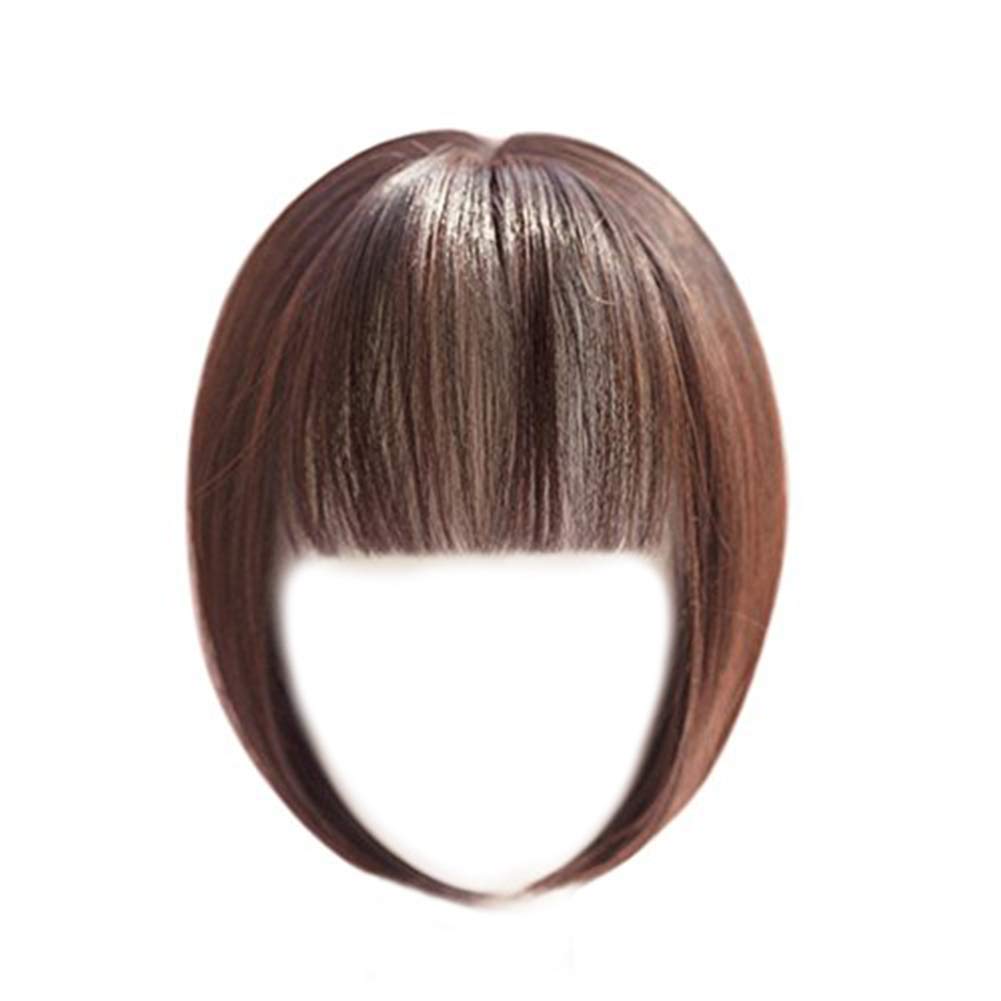 ヘアピース　ダークブラウン Amazon.co.jp: BESTLEE ヘアピースウィッグ 前髪斜めの部分ウィッグ
