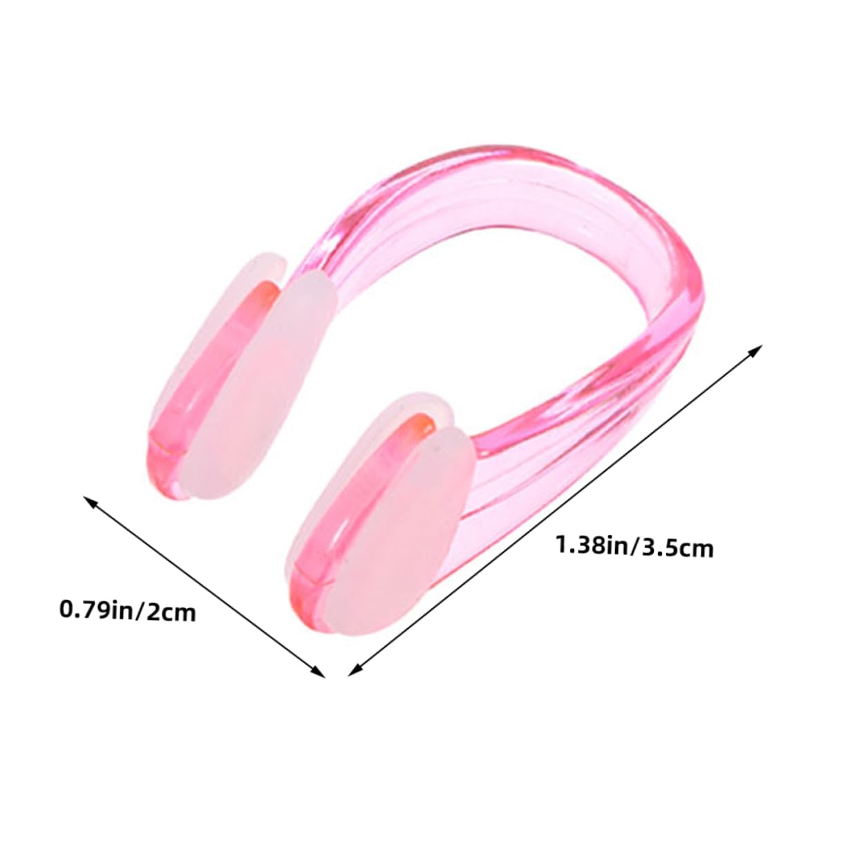 BCOATH 8Pcs Silicone Swimming Nose Clips for Adults Comfortable Fit Stylish Design for Pool Beach Use Water Entry