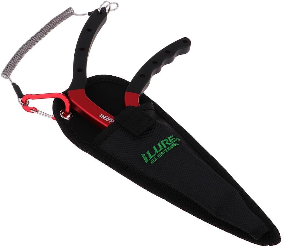 Premium Fishing Pliers with Sheath and Lanyard - Aluminum Alloy Construction - Spring Mechanism for Easy Use - Most Versatile Tool for Anglers
