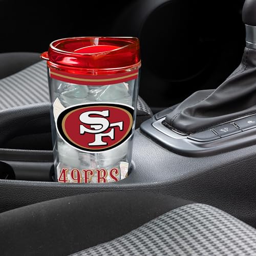 Image of Rico Industries NFL Football San Francisco 49ers Double Wall 20oz Tritan Tumbler