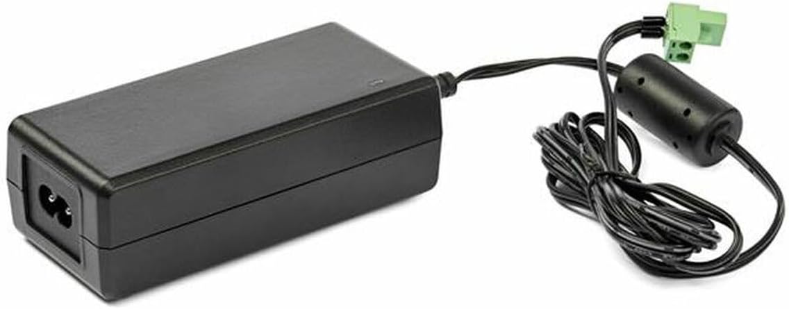 StarTech.com DC Power Adapter - 20V, 3.25A - Universal AC DC Power Supply Block Adapter - External 2 Pin Terminal Block (ITB20D3250), Black, 1 port
