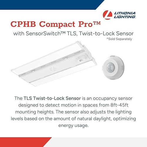 Miniatura 4 de Lithonia Lighting CPHB ALO16 MVOLT SWW9 80CRI DWH LED Bahía alta con temperatura de color conmutable e interruptor de salida de luz ajustable,