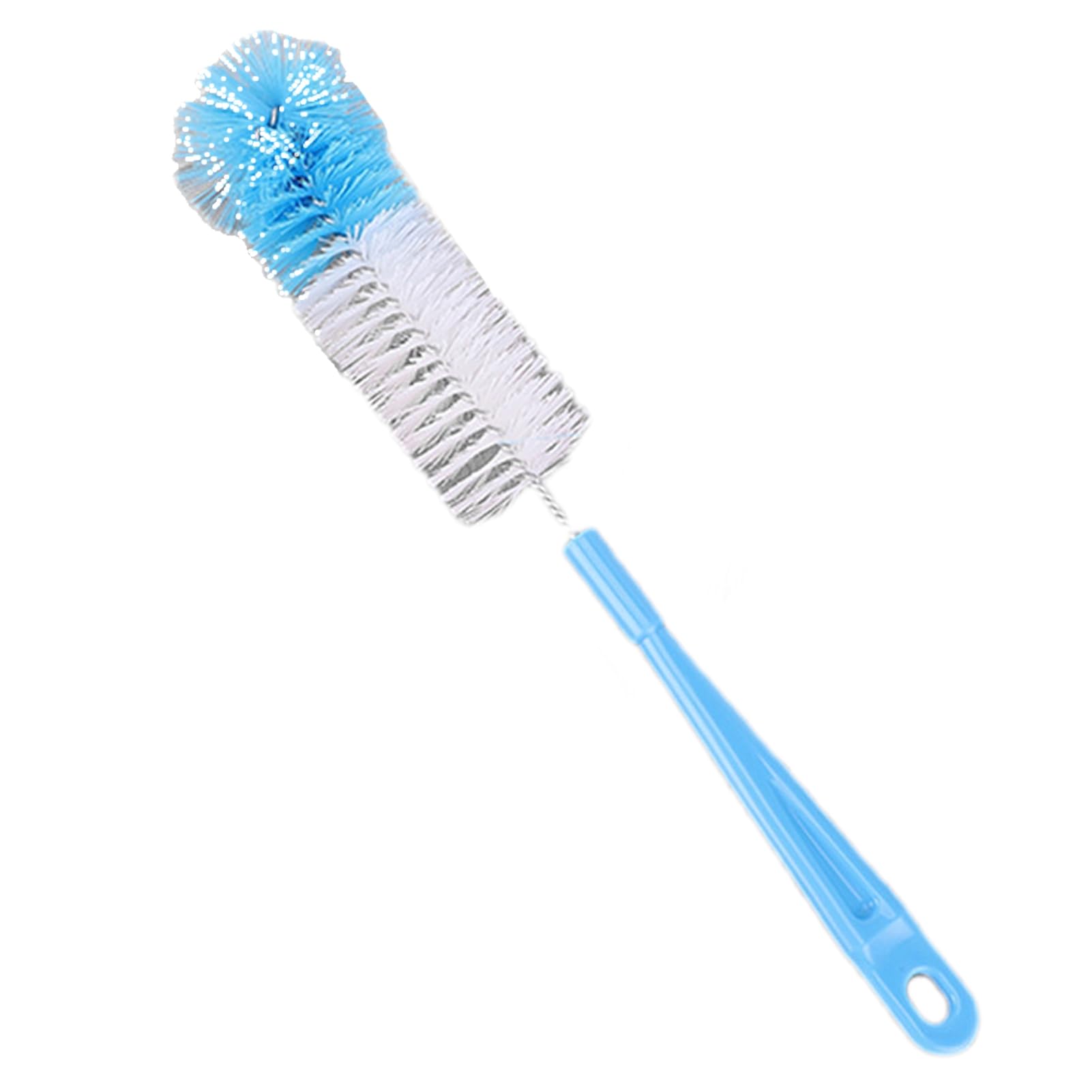fxwtich Bottle Brush Sturdy Cup Scrubber Water with Long Handle Soft Bristle Design Hanging Hole Multifunctional Efficient Glassware B