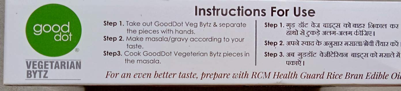 Vegetarian Bytz | 100% Plant-Based Meat Substitute | High-Protein, Meat-Like Taste | Ready to Cook | Natural Veg Ingredients | No Egg, No Dairy | Vegan & Travel-Friendly | 250GM