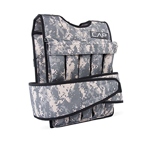 CAP Barbell 40-Pound Adjustable Vest Camo
