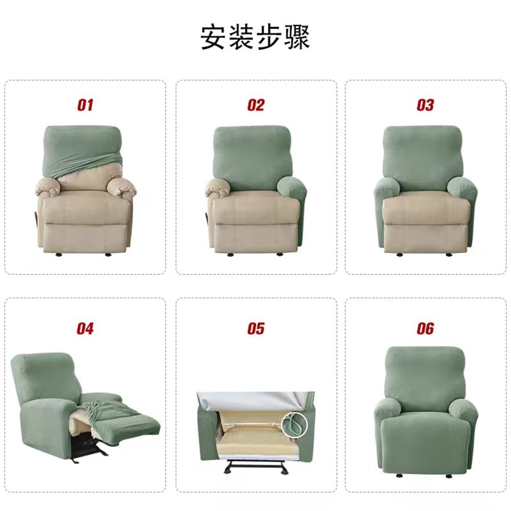 Antislip fauteuil-stoelhoes, wasbare meubelbeschermer, omkeerbare
