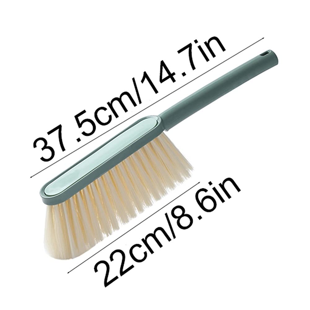 Brooms,Dust Pan Brush for Cleaning, Precipitator Bed Brush Soft Cleaning Brush Hand Broom Reusable Cleaning Tools Counter Duster Dusting Brush for Home Cleaning Long Handle dust Catcher(Blue)