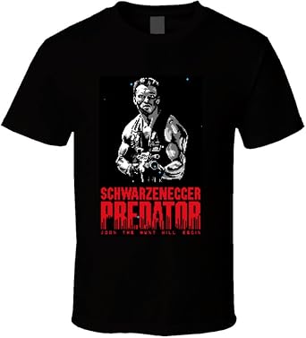 Arnold Schwarzenegger Predator Movie T Shirt
