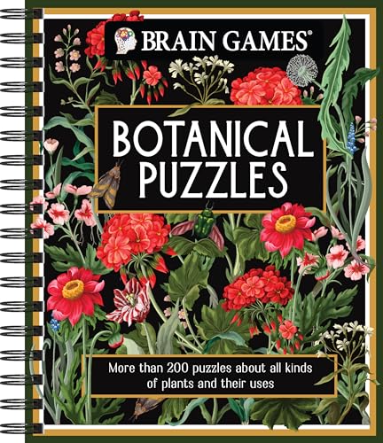 Brain Games - Botanical Puzzles: More Than 200 Puzzles About All Kinds of Plants and Their Uses Spiral-bound – November 29, 2024