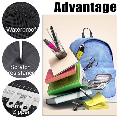 Image of OULIGET Large Size Art Portfolio Bag,24 x 36 inches Light Weight Board Poster Storage Bag,Waterproof Student Carry Transport Bag for Artwork Sketching Drawing