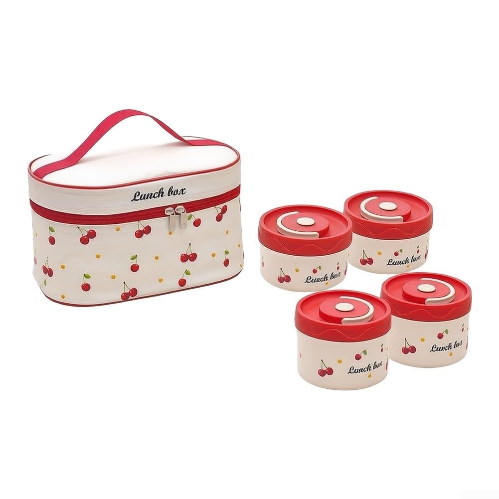 Juego Fiambreras para acero 304 600ml Sin BPA Reutilizables Juego
