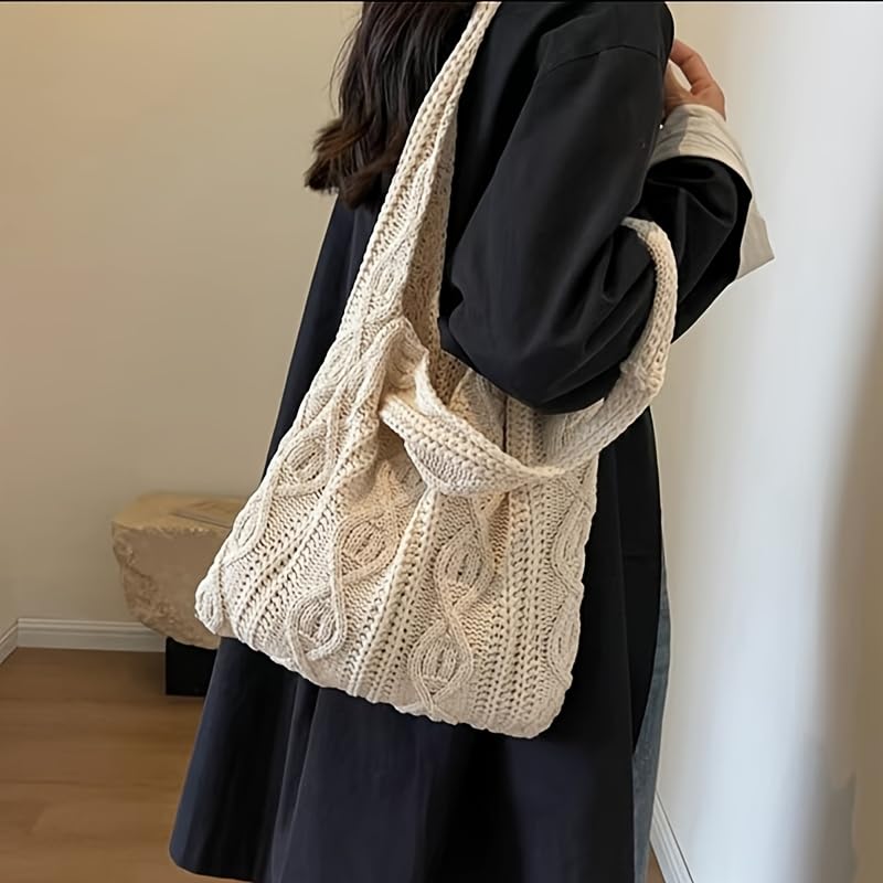 Bolso Tote de Crochet para Mujer miniatura 3