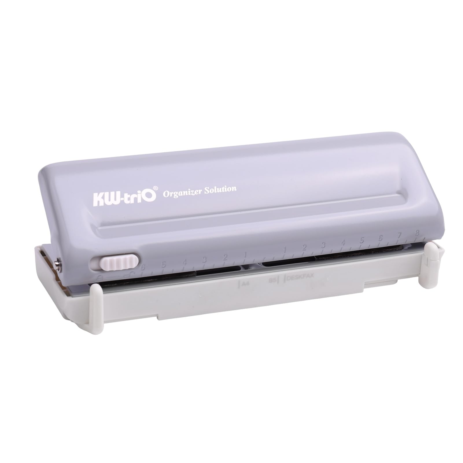 穴あけ器,調節可能な6穴デスクトップパンチパンチャー A4/A5/A6/A7/ミニ/B5/パーソナル/デスクファックスデイリープランナーオーガナイザー 10シート容量付き ショップ学校オフィス家庭用品