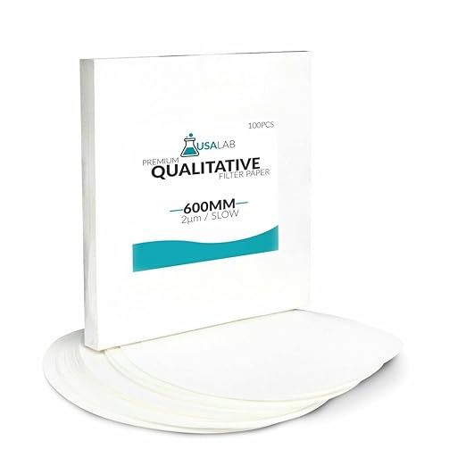 Qualitative Filter Paper - Slow 2um Micron - Various Sizes - USAlab