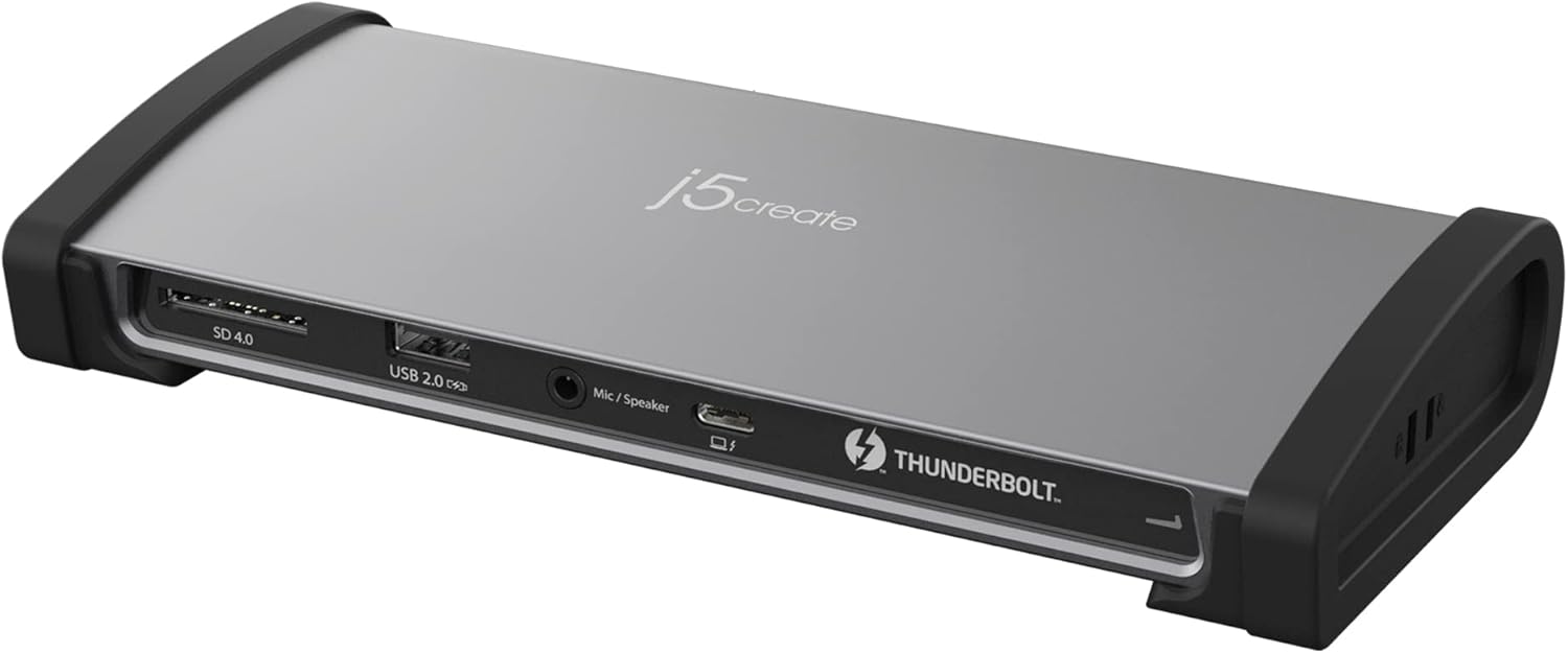 Amazon.co.jp j5create 8K Thunderbolt 4 ドッキングステーション 最大96W充電 シングル 8K60また