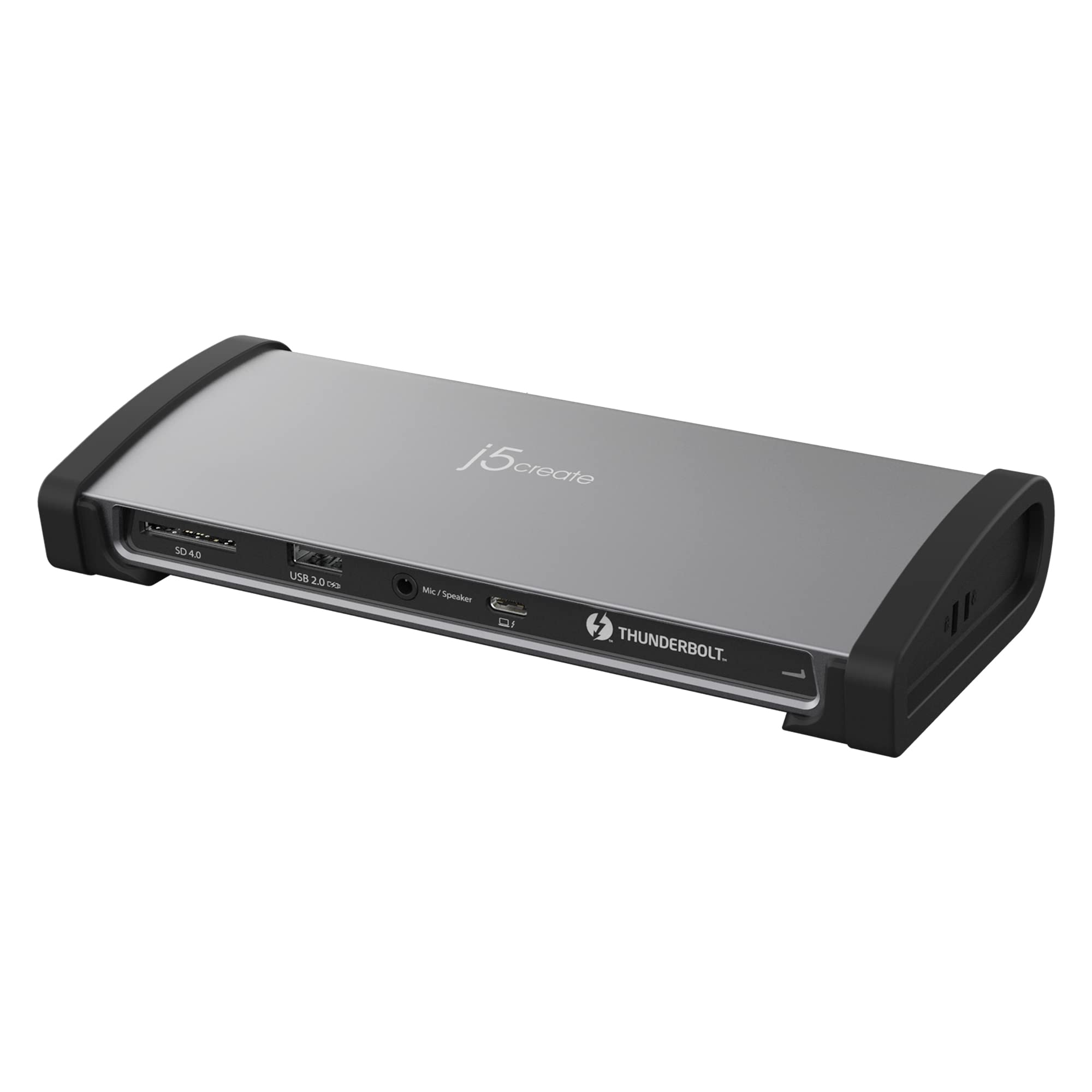 j5create 8K Thunderbolt 4 Docking Station with Max 96W Charging, Single 8K60 or Dual 4K60 Display, Thunderbolt 4 40Gbps, USB 10Gbps, Gigabit Ethernet, SD 4.0, Audio Combo (JTD562)