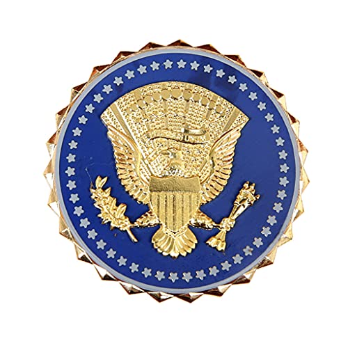 JXS American Honor Badge Souvenir, Presidential Service Badge Replica, 1:1 Replica Alloy Material, Honor Badge Collection