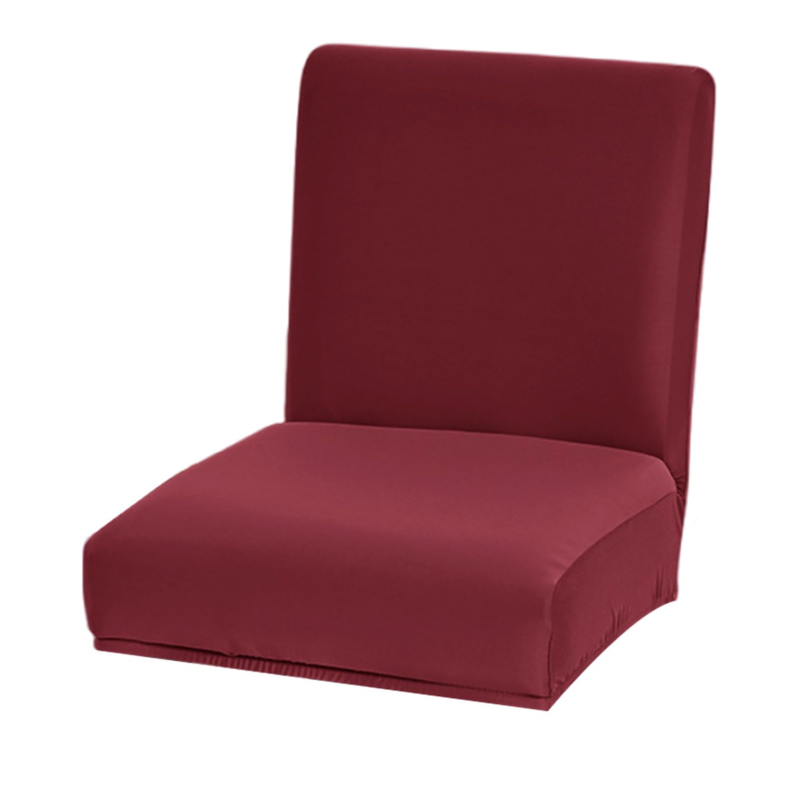 Buxuaaaa Milk Fiber Chair Cover Waterproof Spillproof Elastic Design Machine Washable Polyester Fabric High Seat Stool Slipcover High Seat Chair Stool Cover