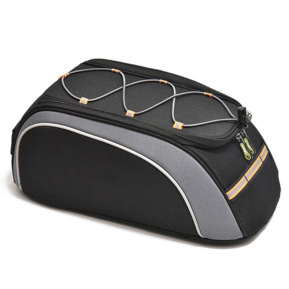Generico Borsa Impermeabile da 8 Litri per Portapacchi Posteriore, Custodia Estensibile per Bici, Portapacchi Robusto per Attrezzatura da Ciclismo, per Ciclismo e Articoli Essenziali per l'outdoor -