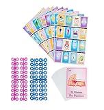 ELIASM Baby Shower Bingo Kit - Bilingual English Spanish, for 10 Players - Includes 1 Deck of Cards and 10 Boards - for The Entire Family - Great for Learning Spanish