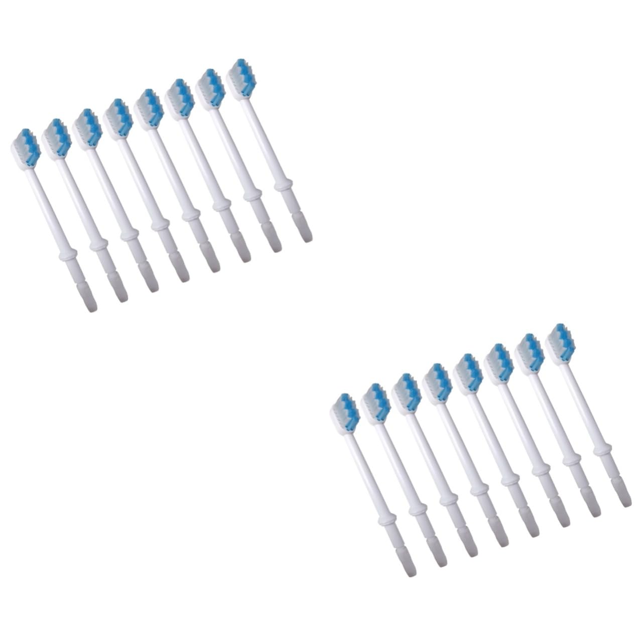 2 set Testine Per Spazzolino Da Denti Testine Di Ricambio Per Spazzolino Orale Testine Per Spazzolino Ad Acqua Stuzzicadenti Accessori Per Spazzolino Orale Testine Per 8 pezzi*2