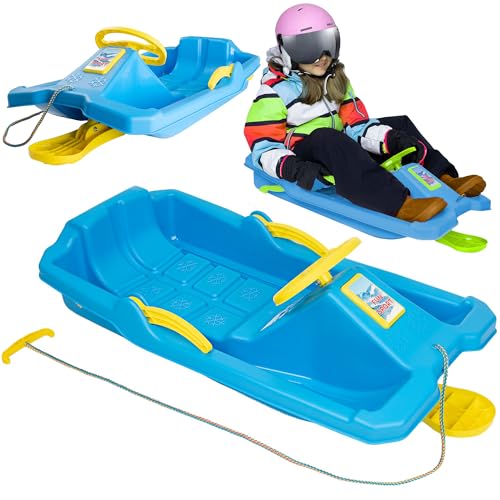 MOLTI Lenkschlitten, 84 cm, inkl. Zugseil ausgefeiltes Lenksystem kälte-...