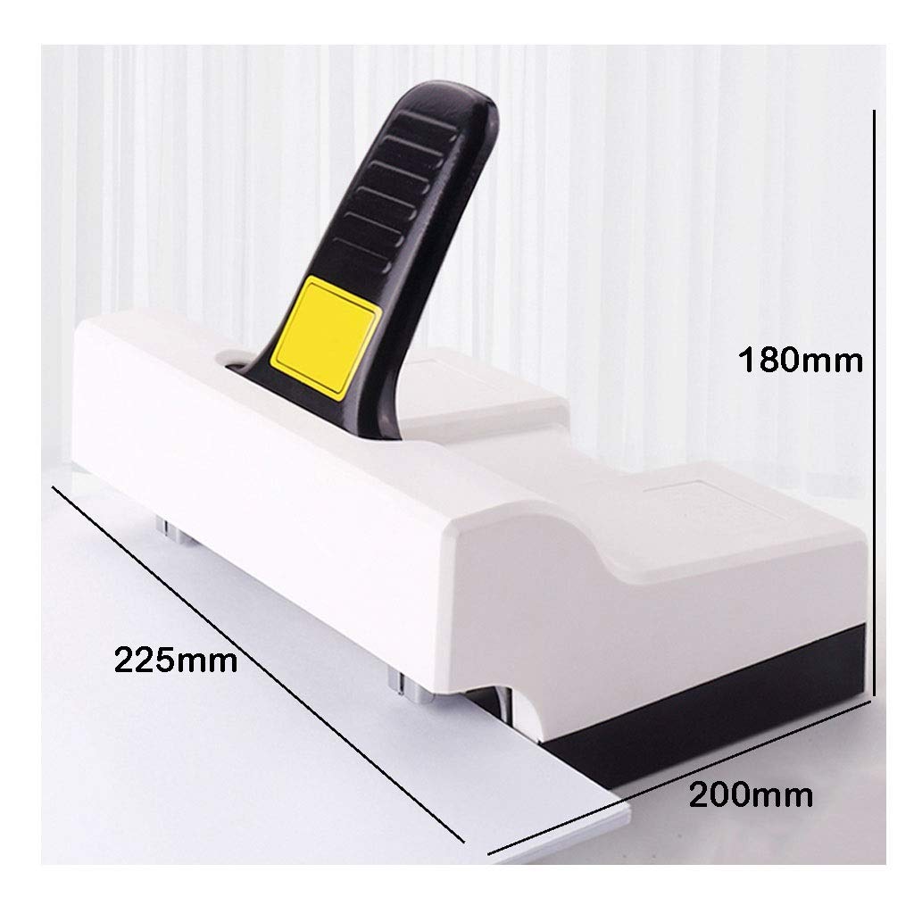 Liudan Cucitrice Heavy-Duty Doppio Testa cucitrice, Double-Hole Doppio chiodo Standard pinzatrice, Risparmio di manodopera Ufficio cancelleria, Metallo plastica, Bianco Spillatrice
