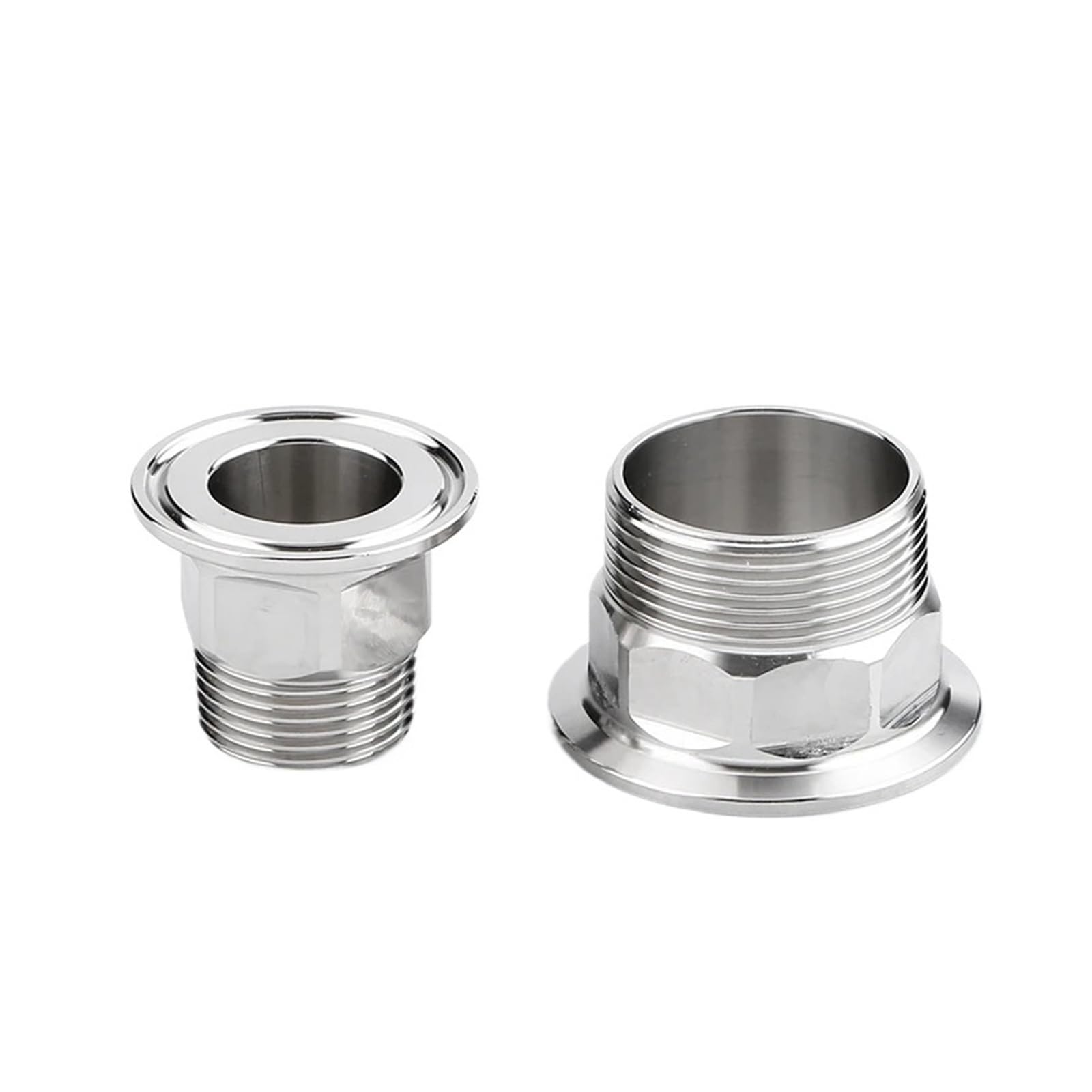 Conector de tubería de triple abrazadera hexagonal BSPT macho de 1/4, 3/8, 1/2, 3/4, 1, 1-1/4, 1-1/2 y 2 pulgadas x 0,5, 1,5 y 2 pulgadas(DN80 106-SS316)