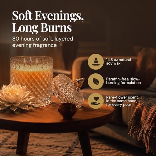 VIONAMI Queen of The Night Rare Flower Fragrance Luxury Scented Candle Gift - Image 5