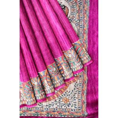 Generic tussar silk saree in tussar silk – image 5