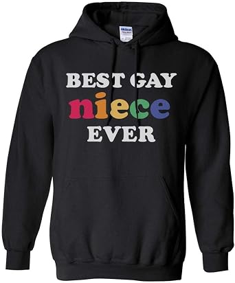 TeesAndTankYou Best Gay Niece Ever Pride Hoodie Sweatshirt Unisex