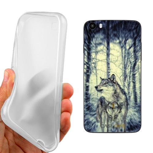 Custodia Cover Case Lupo Foresta per WIKO Lenny 2