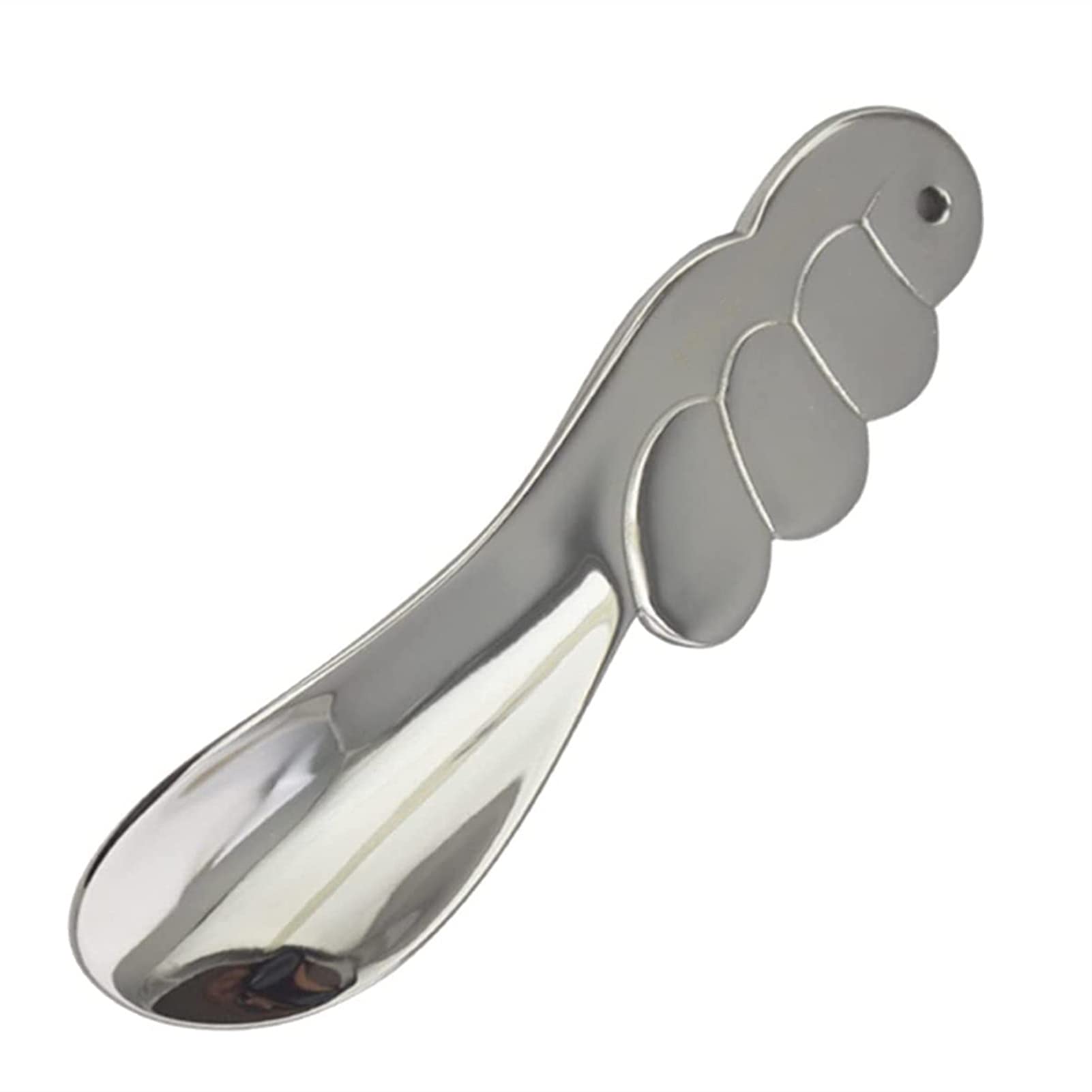Edelstahl-Schuhlöffel mit langem Griff, robuster Metall-Stiefellöffel, Schuhlöffel mit langem Metall-Schuhlöffelgriff für Männer, Frauen, Kinder und Senioren