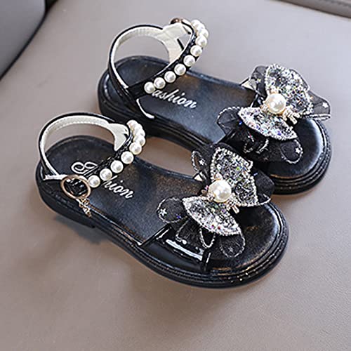 Summer Princess Shiny Bow Knot Shoes for Kids Open Toe Children Shoes Girls Toddler Girl Sandles3