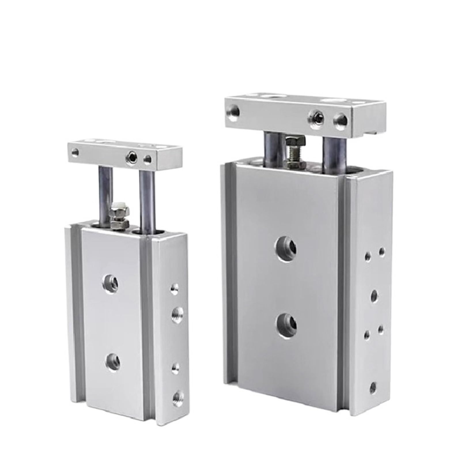 Cilindro neumático de doble vástago CXSM, 1 unidad, CXSM10, CXSM15, CXSM20, CXSM25, CXSM32, cilindro de doble vástago de doble eje.(Stroke 15mm,CXSM32)