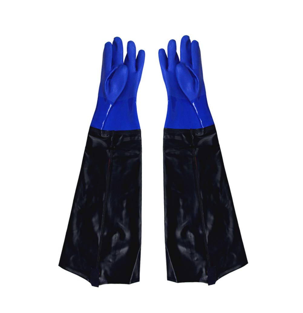 Gants de pêche en caoutchouc à manchette large pour protéger vos mains des produits chimiques