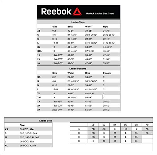 image for Reebok Women's High Waisted Capri Workout Leggings - Cropped Performan
