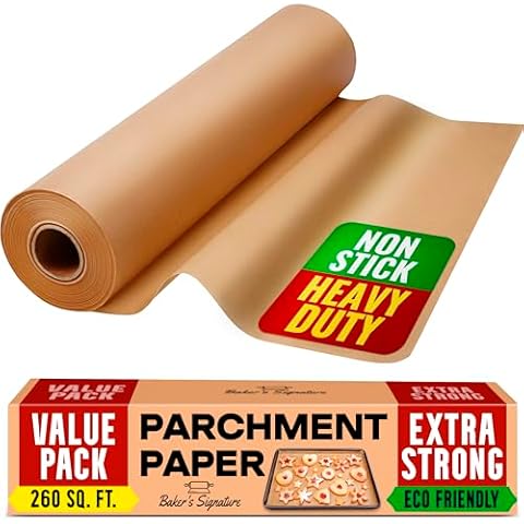 Baker's Signature Unbleached Parchment Paper Roll Cover