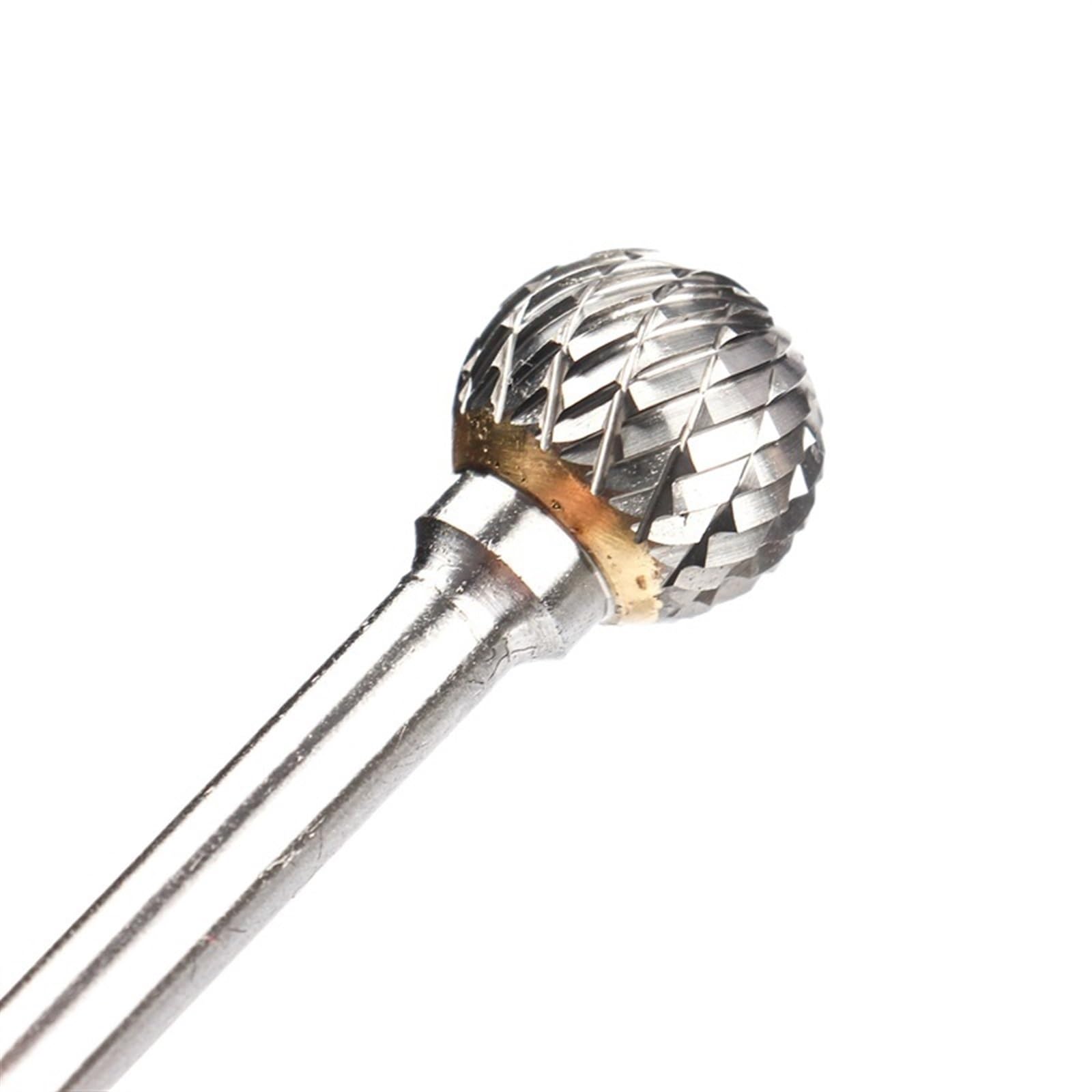 Głowica szlifierska do rzeźbienia w drewnie twardy metal do pilnika obrotowego ze stopu miedzi typ DX podwójne gniazdo stal wolframowa (6 szt. DX06-16)