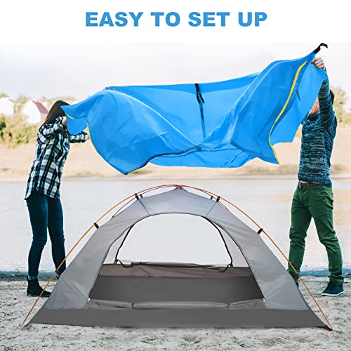 Lama 2-Person Camping Tent, Lightweight Backpacking Tent, 4 Seasons Waterproof & Windproof Hiking Tent, Two Doors/Easy Setup/Double Layer/Outdoor Tents For Camping Hunting Hiking Mountaineering, Blue #TOP5
