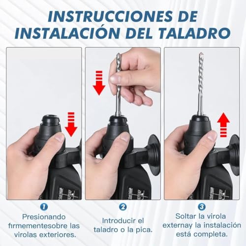 Roto Martillos Y Taladros, Tools rotomartillo sds Marca CYPODEW (3)