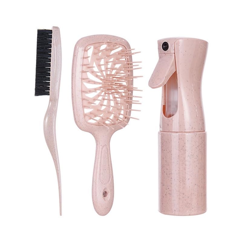 Hair Styling Comb Fluffy Makeup Continuous Spray Bottle Set