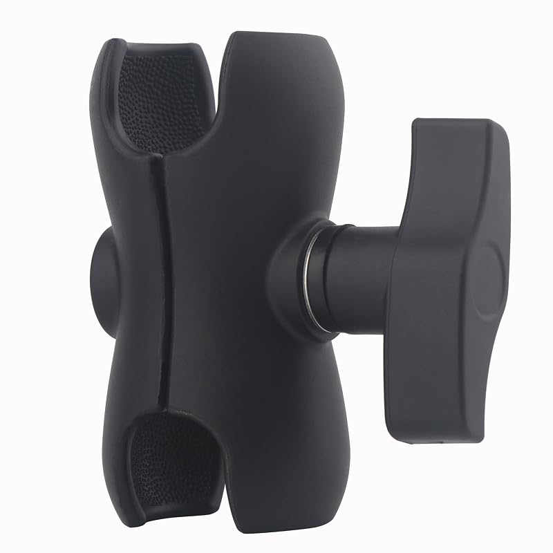 Braço curto duplo com soquete para esfera de 38 mm, compatível com suportes RAM C, Rigdance 1311